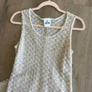 Pastel Jalate 90s mesh maxi dress
